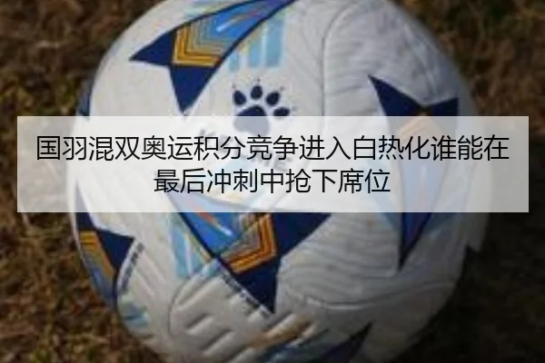 国羽混双奥运积分竞争进入白热化谁能在最后冲刺中抢下席位（qutiyu）